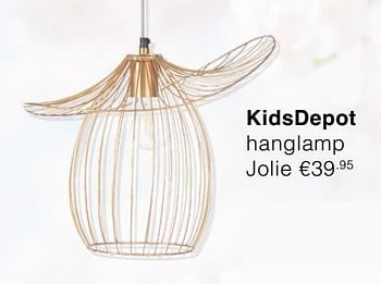 Promoties Kidsdepot hanglamp jolie - KidsDepot  - Geldig van 29/03/2020 tot 18/04/2020 bij Baby & Tiener Megastore