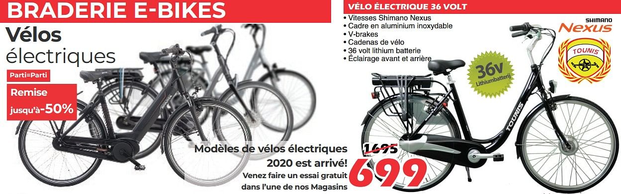 Produit maison Itek V lo lectrique 36 volt En promotion chez Itek