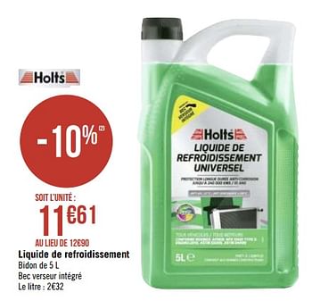 Promoties Liquide de refroidissement - Holt's - Geldig van 30/03/2020 tot 13/04/2020 bij Géant Casino