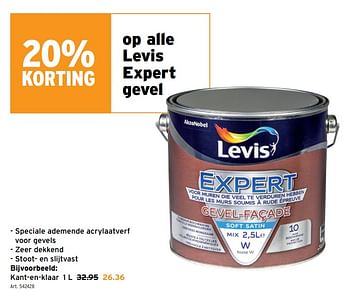 Promoties Levis expert gevel - Levis - Geldig van 01/04/2020 tot 14/04/2020 bij Gamma