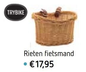 Promoties Rieten fietsmand - Trybike - Geldig van 24/03/2020 tot 31/08/2020 bij De Speelvogel