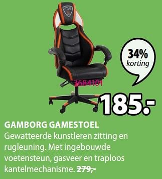 Promoties Gamborg gamestoel - Huismerk - Jysk - Geldig van 30/03/2020 tot 13/04/2020 bij Jysk