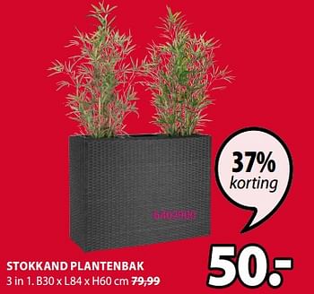 aardbeving Kloppen belofte Huismerk - Jysk Stokkand plantenbak - Promotie bij Jysk