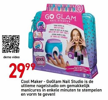 Promoties Cool maker - goglam nail studio - Spin Master - Geldig van 30/03/2020 tot 20/04/2020 bij Tuf Tuf