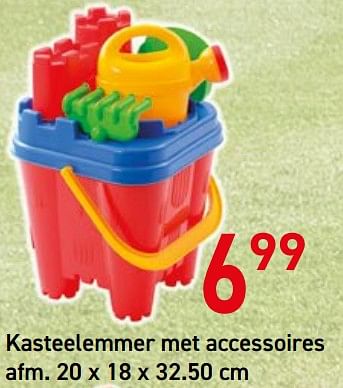Promoties Kasteelemmer met accessoires - Ecoiffier - Geldig van 30/03/2020 tot 20/04/2020 bij Vavantas