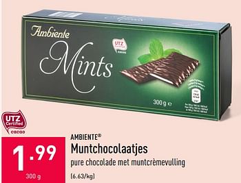Promoties Muntchocolaatjes - Ambiente - Geldig van 06/04/2020 tot 12/04/2020 bij Aldi