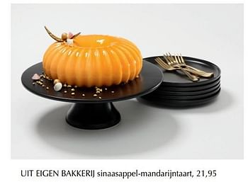 Promotions Sinaasappel-mandarijntaart - Huismerk - De Bijenkorf - Valide de 21/03/2020 à 20/06/2020 chez De Bijenkorf