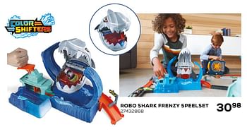 Promoties Robo shark frenzy speelset - Hot Wheels - Geldig van 03/04/2020 tot 03/05/2020 bij Supra Bazar