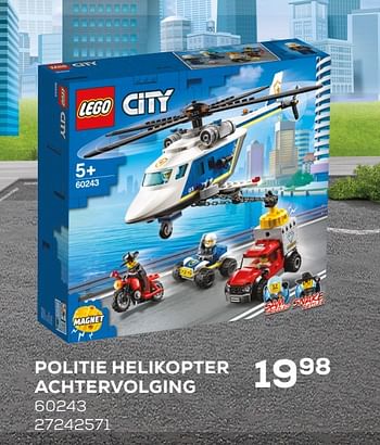 Promoties Politie helikopter achtervolging - Lego - Geldig van 03/04/2020 tot 03/05/2020 bij Supra Bazar