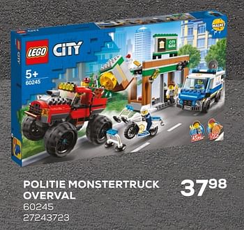Promoties Politie monstertruck overval - Lego - Geldig van 03/04/2020 tot 03/05/2020 bij Supra Bazar