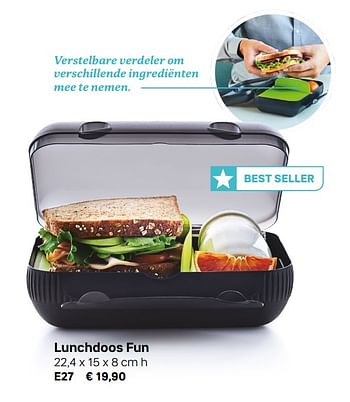 Promoties Lunchdoos fun - Huismerk - Tupperware - Geldig van 21/03/2020 tot 20/09/2020 bij Tupperware