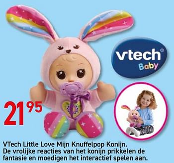Promoties Vtech little love mijn knuffelpop konijn - Vtech - Geldig van 30/03/2020 tot 20/04/2020 bij Tuf Tuf