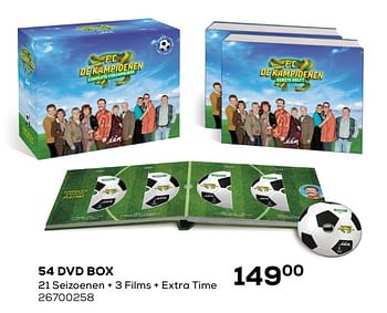 Promoties F.c. de kampioenen: complete collectie 54dvd box: 21 seizoenen + 3 films - Huismerk - Supra Bazar - Geldig van 03/04/2020 tot 03/05/2020 bij Supra Bazar