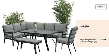Promoties Sergio dining chair - Garden Impressions - Geldig van 03/04/2020 tot 30/09/2020 bij Desomer-Plancke