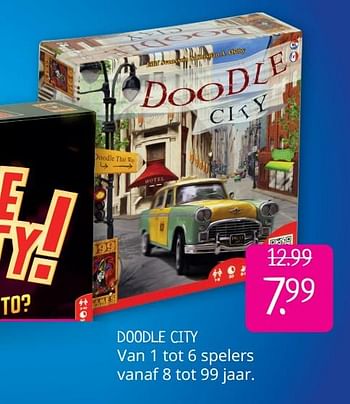 Promoties Doodle city - 999games - Geldig van 03/04/2020 tot 10/04/2020 bij BoekenVoordeel
