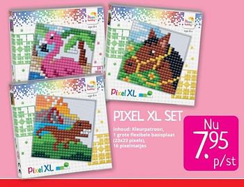 Promoties Pixel xl set - PixelHobby - Geldig van 03/04/2020 tot 10/04/2020 bij BoekenVoordeel