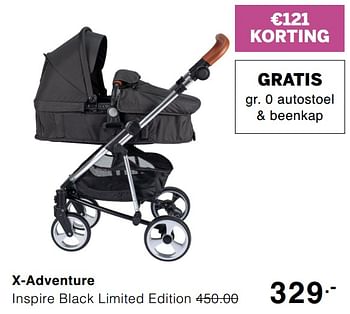 Promoties X-adventure inspire black limited edition - Xadventure - Geldig van 05/04/2020 tot 11/04/2020 bij Baby & Tiener Megastore