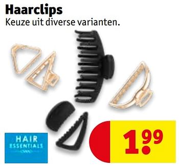 Promotions Haarclips - Hair Essentials - Valide de 07/04/2020 à 19/04/2020 chez Kruidvat