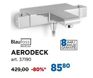 Promoties Aerodeck - Blaufoss - Geldig van 01/04/2020 tot 30/04/2020 bij X2O