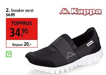 Promoties Sneaker eerst - Kappa - Geldig van 27/03/2020 tot 25/09/2020 bij Klingel