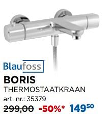 Promoties Boris thermostaatkraan - Blaufoss - Geldig van 01/04/2020 tot 30/04/2020 bij X2O