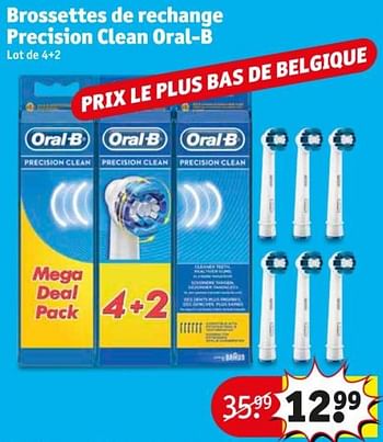 Promotions Brossettes de rechange precision clean oral-b - Oral-B - Valide de 07/04/2020 à 19/04/2020 chez Kruidvat