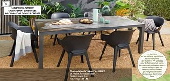 Promotions Chaise de jardin akola allibert - Allibert - Valide de 02/04/2020 à 30/06/2020 chez BricoPlanit