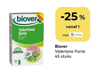 Promotions Biover valeriana forte - Biover - Valide de 01/04/2020 à 05/05/2020 chez Bioplanet