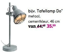 Promoties Tafellamp do - Huismerk - Leen Bakker - Geldig van 06/04/2020 tot 26/04/2020 bij Leen Bakker
