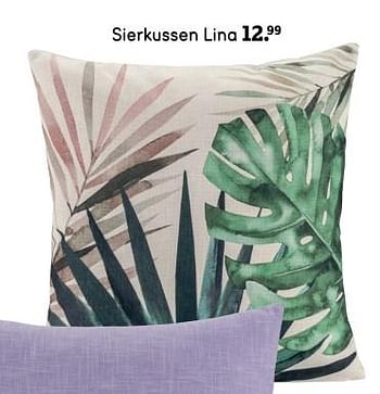 Promotions Sierkussen lina - Produit maison - Leen Bakker - Valide de 04/04/2020 à 31/12/2020 chez Leen Bakker