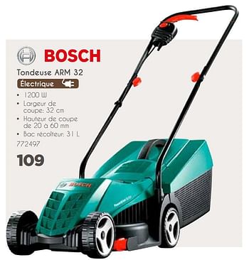 Promoties Bosch tondeuse arm 32 - Bosch - Geldig van 05/04/2020 tot 30/09/2020 bij Mr. Bricolage