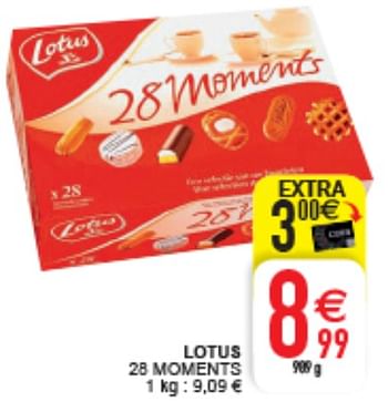 Promoties Lotus 28 moments - Lotus Bakeries - Geldig van 07/04/2020 tot 11/04/2020 bij Cora