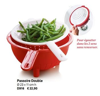 Promoties Passoire double - Huismerk - Tupperware - Geldig van 21/03/2020 tot 20/09/2020 bij Tupperware
