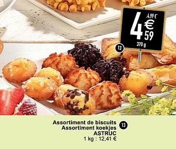 Promotions Assortiment de biscuits assortiment koekjes astruc - Produit maison - Cora - Valide de 07/04/2020 à 11/04/2020 chez Cora