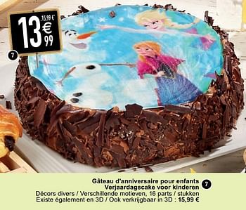 Produit Maison Cora Gateau D Anniv Ersaire Pour Enfants Verjaardagscake Voor Kinderen En Promotion Chez Cora