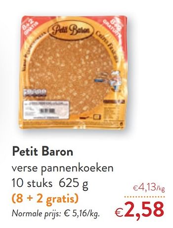 Promoties Petit Baron verse pannenkoeken - Petit Baron - Geldig van 08/04/2020 tot 21/04/2020 bij OKay