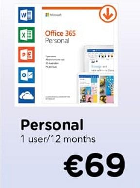 Promoties Personal - Microsoft - Geldig van 04/04/2020 tot 30/04/2020 bij Compudeals