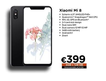 Promotions Xiaomi mi 8 - Xiaomi - Valide de 04/04/2020 à 30/04/2020 chez Compudeals