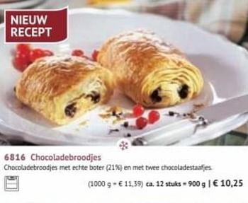 Promoties Chocoladebroodjes - Huismerk - Bofrost - Geldig van 30/03/2020 tot 27/09/2020 bij Bofrost