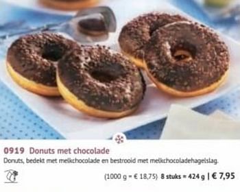 Promotions Donuts met chocolade - Produit maison - Bofrost - Valide de 30/03/2020 à 27/09/2020 chez Bofrost