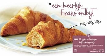 Promotions Originele franse botercroissants - Produit maison - Bofrost - Valide de 30/03/2020 à 27/09/2020 chez Bofrost