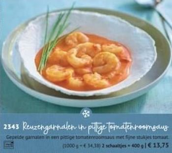 Promoties Reuzengarnalen in pittige tomatenroomsaus - Huismerk - Bofrost - Geldig van 30/03/2020 tot 27/09/2020 bij Bofrost