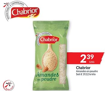 Chabrior - Amandes en poudre - 123 Click