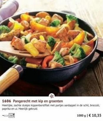 Promoties Pangerecht met kip en groenten - Huismerk - Bofrost - Geldig van 30/03/2020 tot 27/09/2020 bij Bofrost