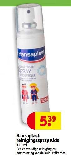 Promoties Hansaplast reinigingsspray kids - Hansaplast - Geldig van 13/04/2020 tot 25/10/2020 bij Kruidvat