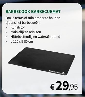Promoties Barbecook barbecuemat - Barbecook - Geldig van 08/04/2020 tot 30/06/2020 bij Horta