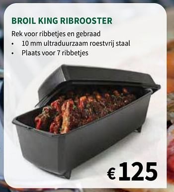 Promoties Broil king ribrooster - Broil King - Geldig van 08/04/2020 tot 30/06/2020 bij Horta