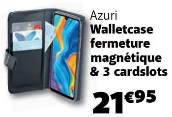 Promotions Azuri walletcase fermeture magnétique + 3 cardslots - Azuri - Valide de 20/04/2020 à 09/05/2020 chez Base