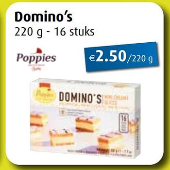 Promotions Domino`s - Poppies - Valide de 27/04/2020 à 30/05/2020 chez Aronde
