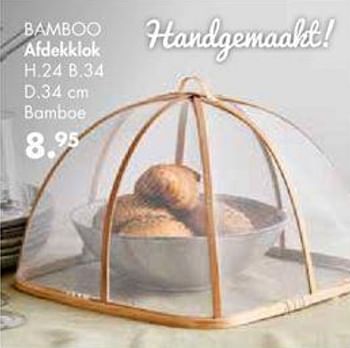 Promoties Bamboo afdekklok - Huismerk - Casa - Geldig van 27/04/2020 tot 31/05/2020 bij Casa